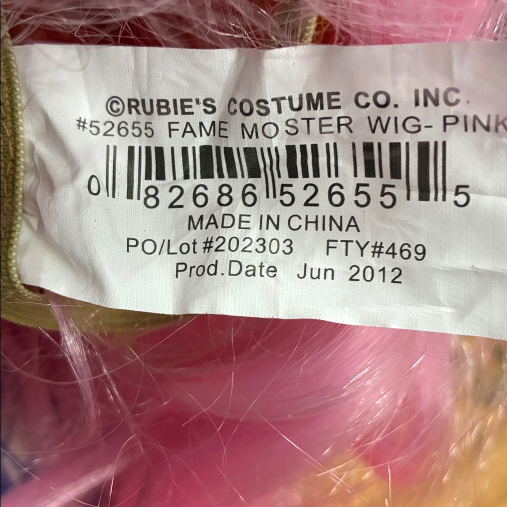 Rubie's Pink Wig - Women's Accessory